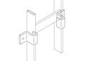 Vertical Wall Brackets 3/8; 1.5"H CPI 10608-001