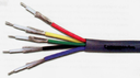 Comprehensive CVC-RGBHV/HRXFP Flexible Plenum High Resolution 5 Mini Coax 75 Ohm Bulk Cable (26 Gauge) 