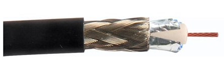 BELDEN 1865A CMR/Riser Sub-miniature Serial Digital Coax Cable Shield/Stranded BC 25AWG - Black  (price/foot)