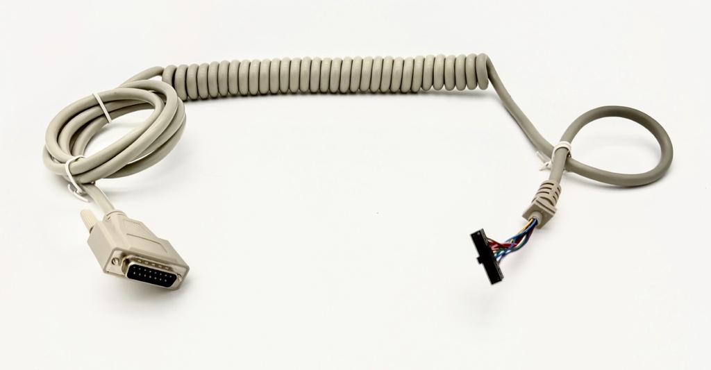 COIL CORD, 16 Conductor 26AWG, 1' coil expands to 3'