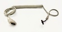 COIL CORD, 16 Conductor 26AWG, 1' coil expands to 3'