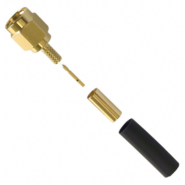 132114, Amphenol RF, SMA PLUG RG316/174 CRIMP, Male Pin 50 Ohms Free Hanging (In-Line) Solder