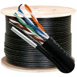 CAT6 Exterior with Messenger UTP Solid 23AWG