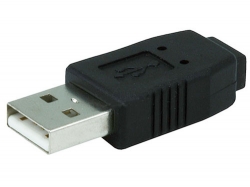 Adaptateur USB2.0 - A mâle à mini B(5) Femelle