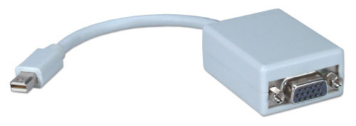 Mini-DisplayPort Male to VGA Female Adapter - 6"