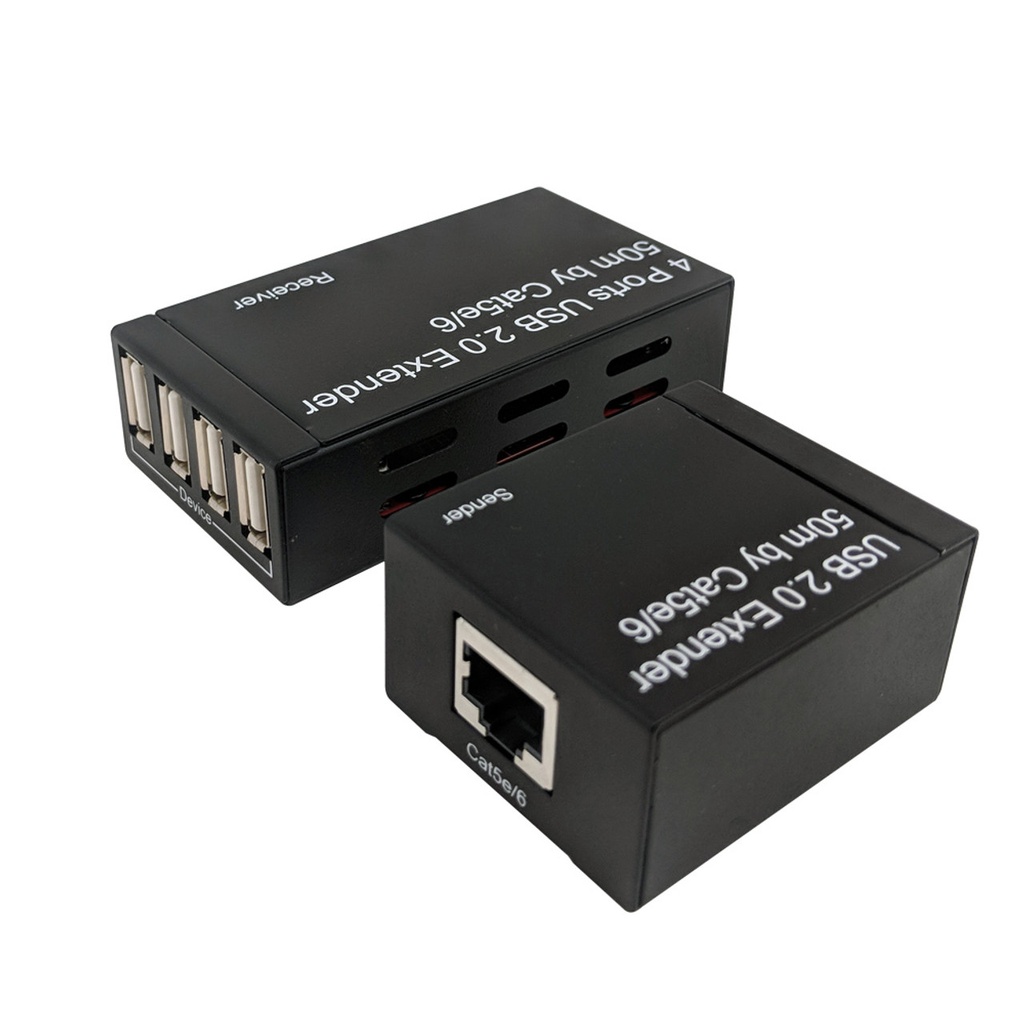 Extension active USB2.0 via CAT5/6 - 50M   "PLUG & PLAY"
