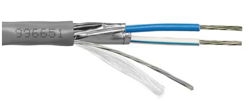 CABLE 1PR 24AWG LOW CAP FT6