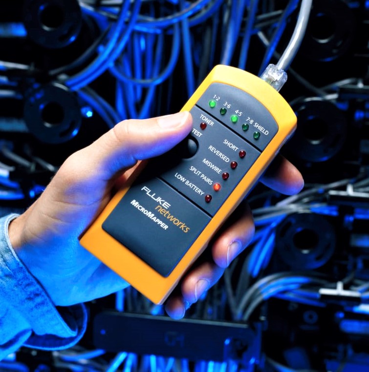 Fluke Networks MT-8200-49A Micromapper Twisted Pair Cable Tester
