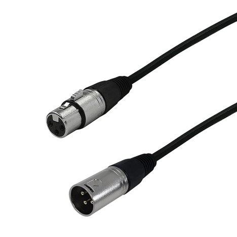 DMX XLR 3-Pin Male To Female Cable 
