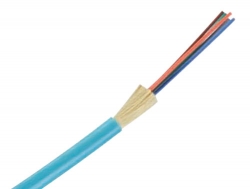 12-Fiber OM4 Plenum Tight Buffer Cable, Multimode 50/125um