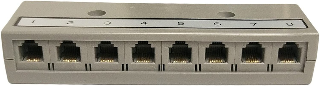 Telco 50 Male Harmonica Connector to 8 Ports RJ12  (6P6C)