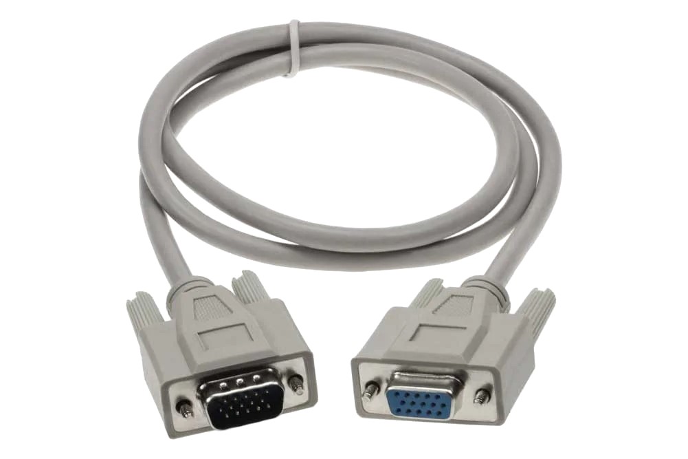  VGA HD15 Male to Female 6 Foot 15 Conductor Extention Cable