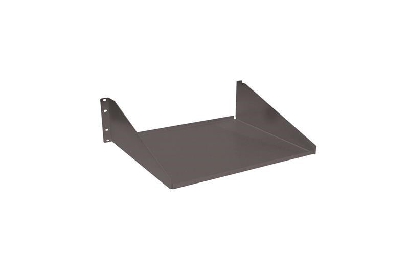 Single-Sided Shelf; For 19" Rack; 5.19" H (131.8 mm) x 15"D (381 mm); Non-Vented; Black 