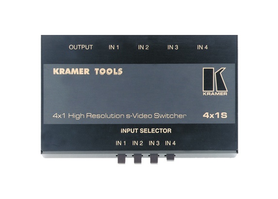 KRAMER 4x1S 4×1 s-Video Mechanical Switcher