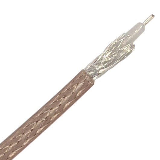 Câble coaxial en téflon de 50 ohms (M17/113-RG316)