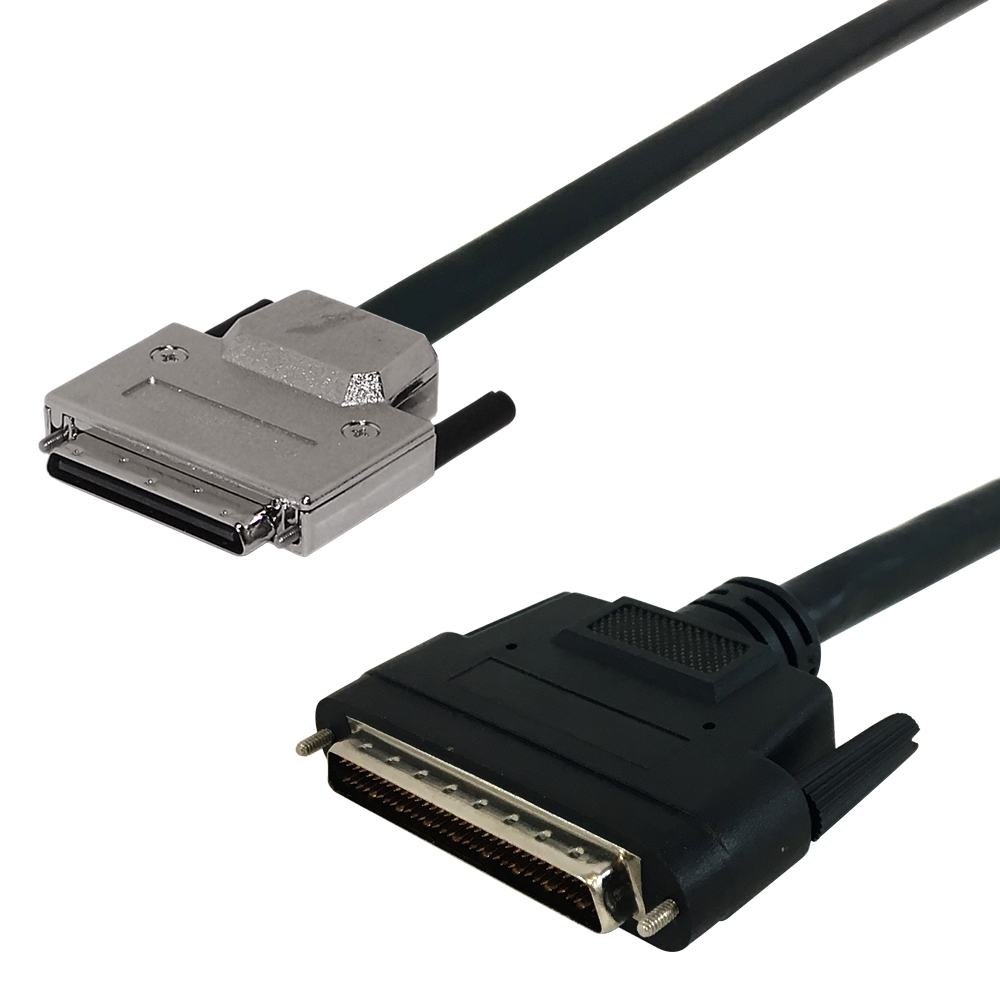 SCSI VHDCI 68 Male to HD68 Male LVD Cable - 6ft