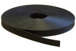 Velcro fasteners 1/2", Black, 75' roll