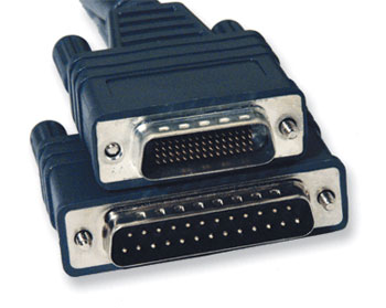 Cisco cables - RS232MT DB25 Male (DTE)(RS232) to  High Density DB60 Male 10'