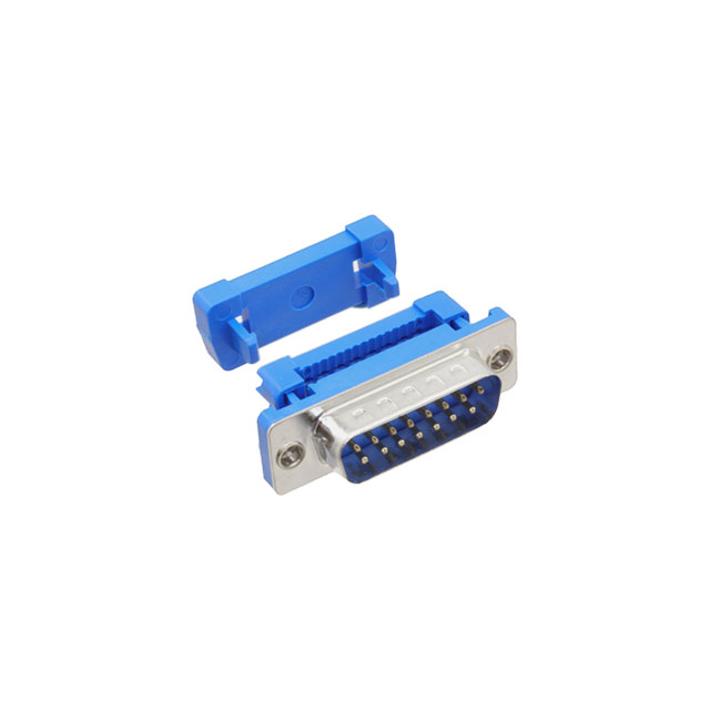 IDC DB15 Male Connector Metal Shell for Flat Ribbon Cable  