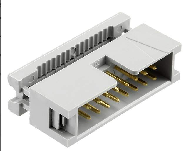 2X8 16 Pin Dual Rows 2.54mm SHROUDED IDC Male HEADER, 16 Pins IDC Crimp Connectors 