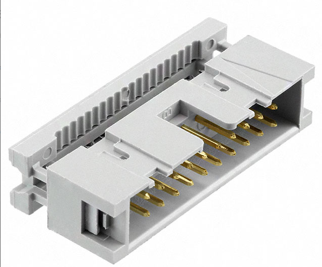 2X10 20 Pin Dual Rows 2.54mm SHROUDED IDC Male HEADER, 20 Pins IDC Crimp Connectors 