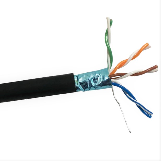 CAT5e Solid shielded 24AWG FT4