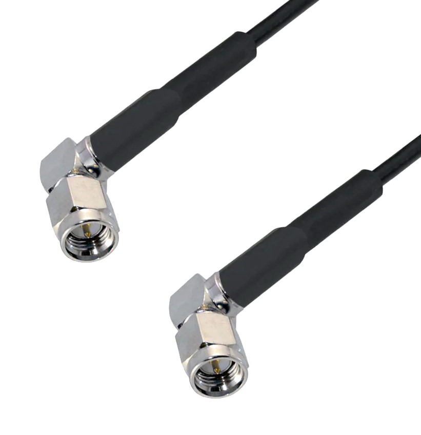 LMR-195 SMA (Right Angle) Male to SMA (Right Angle) Male Cable