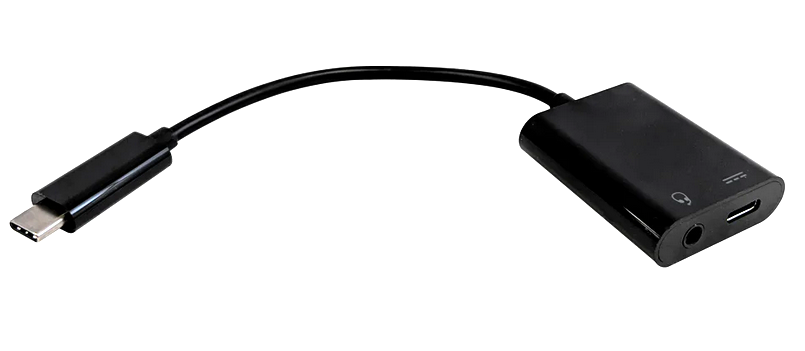 USB3.1 Type C Male to 3.5mm 4-Pole Female & USB-C Female Headphone Adapter