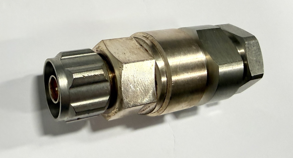 11-N-50-9-9/003-E HUBER+SUHNER RF Connectors / Coaxial Connectors COAXIAL CONNECTOR, N, 50 Ohm, Straight cable plug (male)