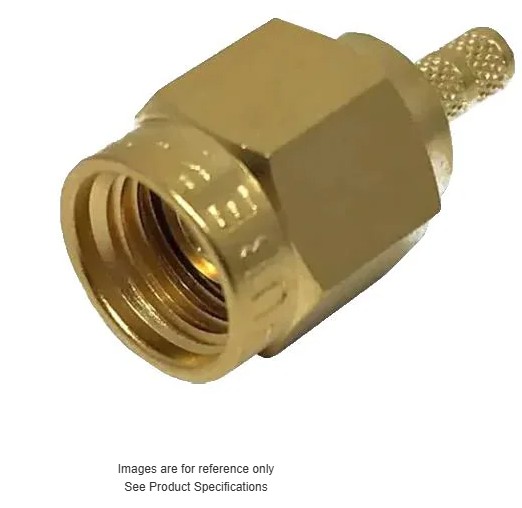 16_SMA-50-2-145/133_NE, SMA Series Right-Angle Male Plug RF Coaxial Connector, Huber+Suhner
