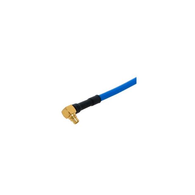 16_MMCX-50-2-13/111_OE, MMCX Connector Plug, Male Pin 50 Ohms Free Hanging (In-Line), Right Angle Solder