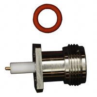 Amphenol RF, 172117, N Type Connector Receptacle, Female Socket 50 Ohms Panel Mount Solder