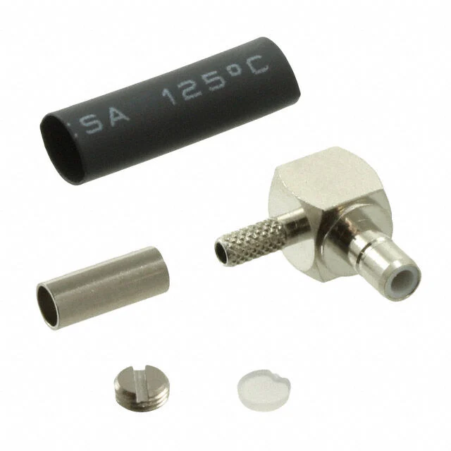 142251, Amphenol RF, SMB Connector Jack, Male Pin 50 Ohms Free Hanging (In-Line), Right Angle Solder