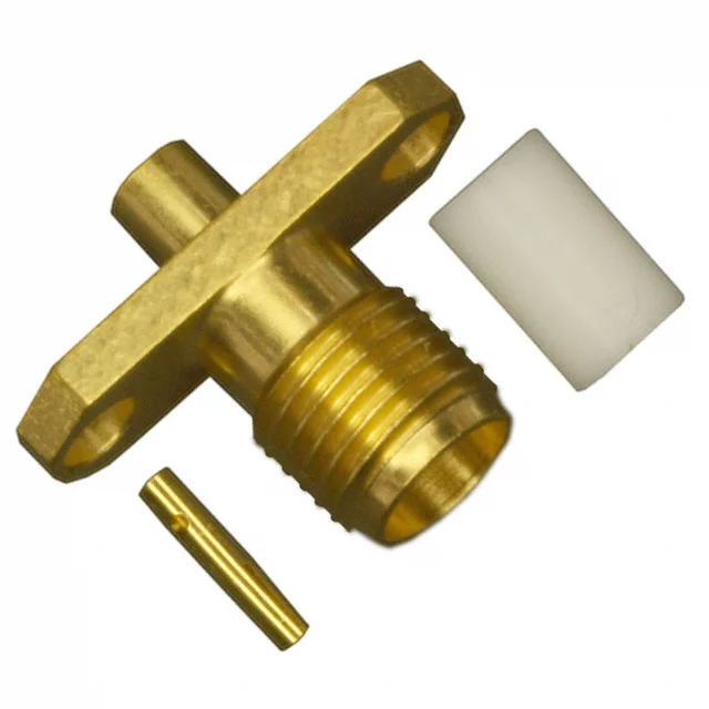 1051046-1, TE Connectivity AMP Connectors, SMA Connector Jack, Female Socket 50 Ohms Panel Mount Solder