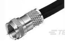 5-1814822-1,TE Connectivity AMP Connectors, F Type, Male Pin 75 Ohms Free Hanging (In-Line) RG59B/U, 62A/U