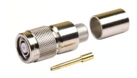 TC-400-TM-RP, Amphenol Times Microwave Systems, RP-TNC Connector Plug, Female Socket 50 Ohms Free Hanging (In-Line) Solder