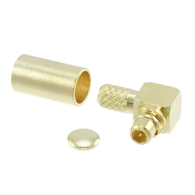 73415-1121, MOLEX, MMCX Connector Plug, Male Pin 50 Ohms Free Hanging (In-Line), Right Angle Solder
