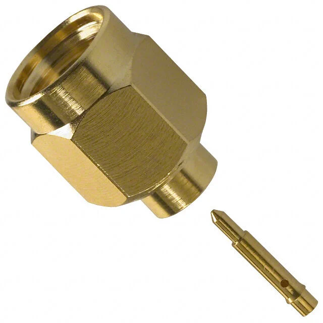 132102, Amphenol RF, SMA Connector Plug, Male Pin 50 Ohms Free Hanging (In-Line) Solder
