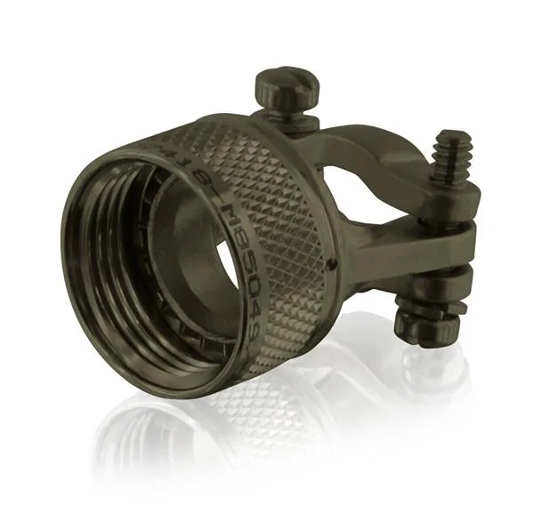 M85049/38-19W, CONN CABLE CLAMP SZ19 OLIVE, Sunbank / Souriau