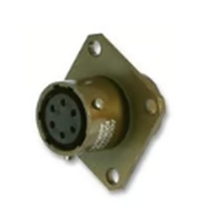 Allen Bradley AB0521001007SN00, Circular Connector Receptacle Size 10, 7 Position, Flange
