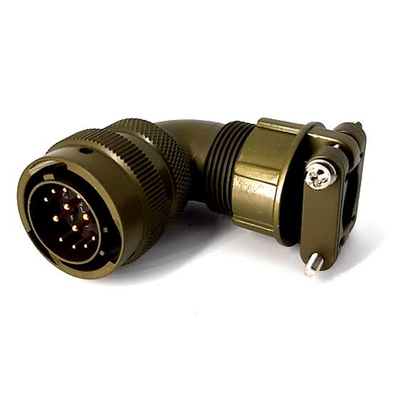 85108EC1412P50, MIL Series Connector, 12 Contact(s), Aluminum Alloy, Male, Solder Terminal, Plug, EATON