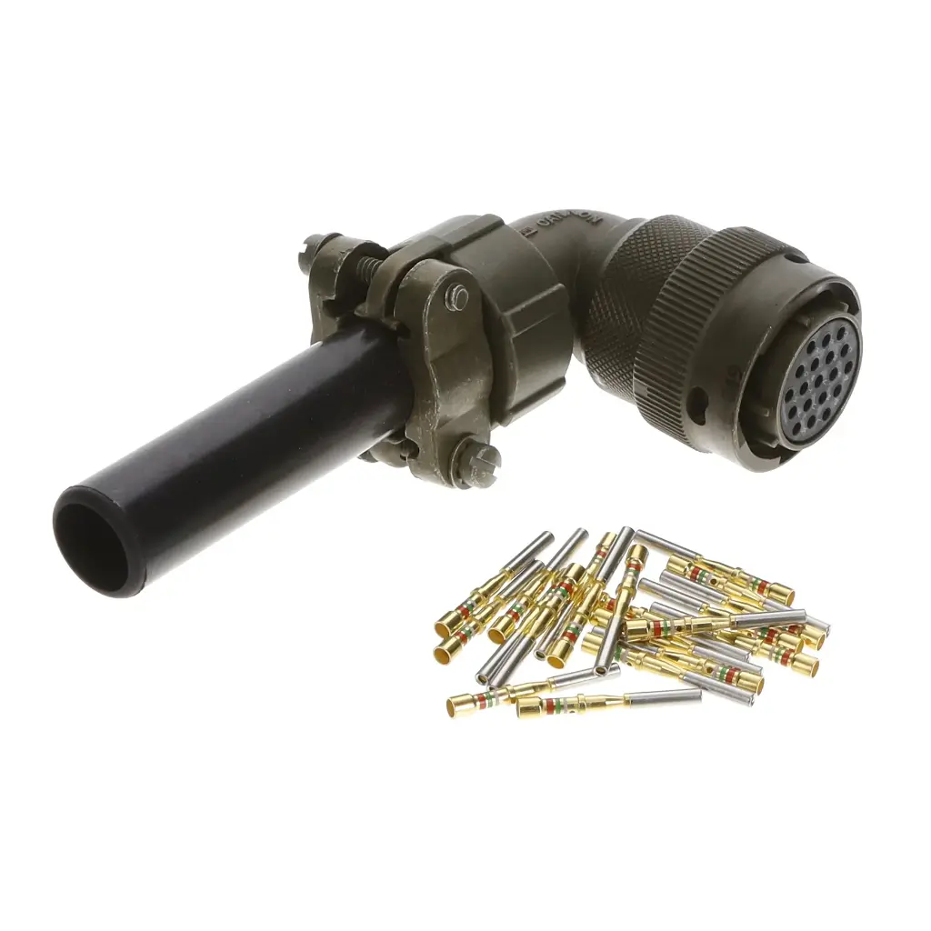 KPSE08F14-19S, 19 Position Circular Connector Plug, Female Sockets Crimp, ITT Cannon, LLC