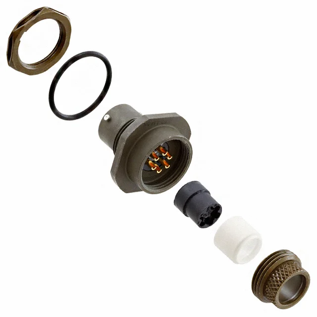 MS3114E10-6SW, 6 Contact(s), Aluminum Alloy, Female, Solder Terminal, Receptacle, ITT Cannon, LLC