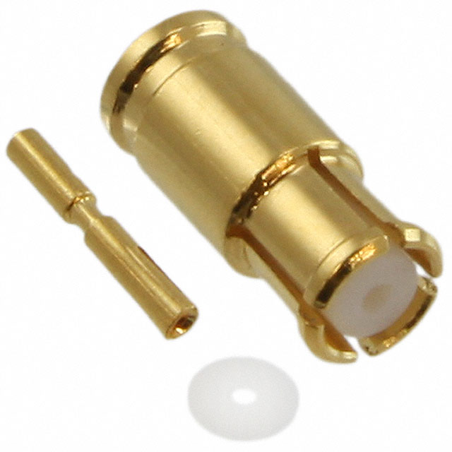 SMP-FS-C07, SMP Connector Jack, Female Socket 50 Ohms Free Hanging (In-Line) Solder, Amphenol RF
