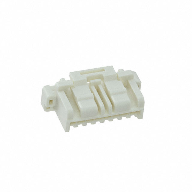 502578-0800, MOLEX 8 Position Rectangular Housing Connector Plug Beige or White 0.059" (1.50mm)