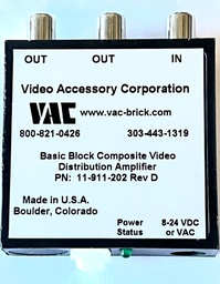 [ZVAC-11-911-202] VAC Distribution Amplifiers (RCA 1X2 )