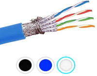 Câble CAT7, Ethernet 10G à blindage double - 1000pds