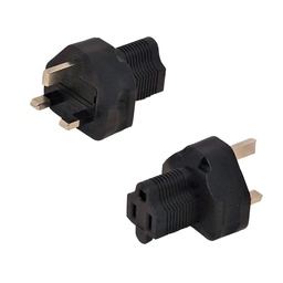 [PCA-UK/515R-A] BS1363 (UK) Male to 5-15R Power Adapter