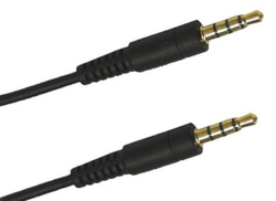 Mini (3.5mm) 4 Pole Male/Male Audio cables