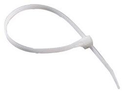 8" Bar-Lok® Cable Ties - Natural (White)